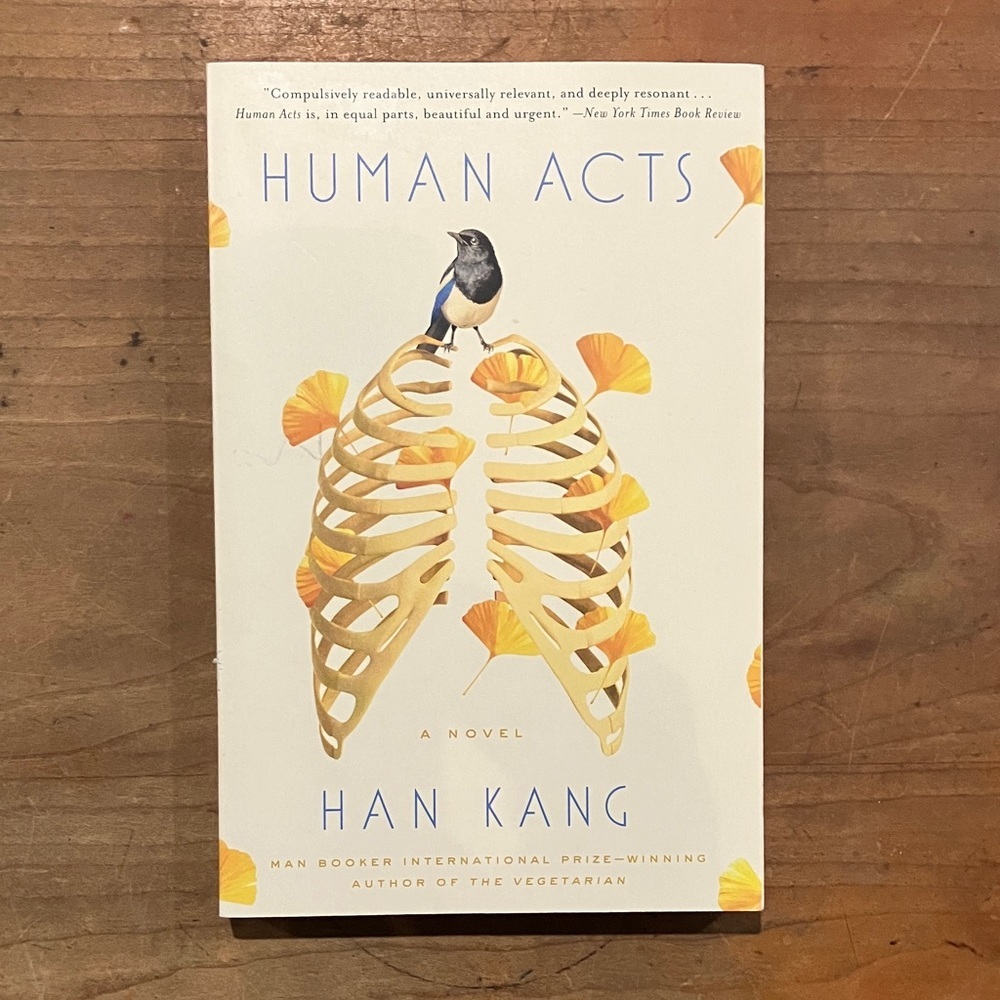 Human Acts by Han Kang - paperback novel